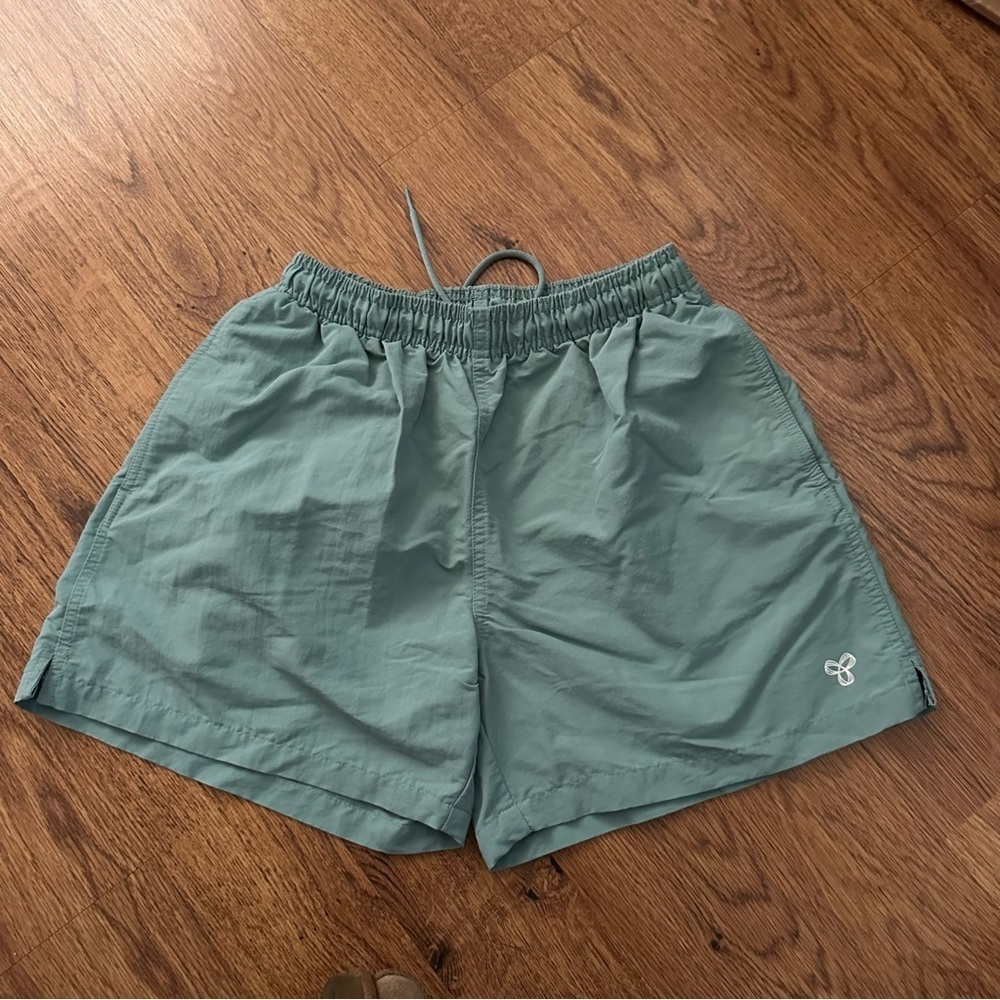TNA Sage Green Athletic Shorts size small sports elastic waist sports running
